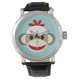 Horloge van de Riem van het Leer van de Aap van de