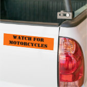 horloge voor motorfietsen bumpersticker (Op Truck)