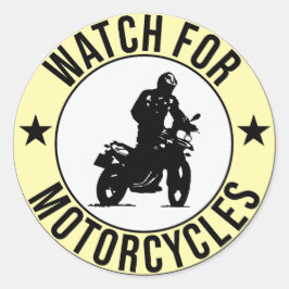 horloge voor motorfietsen ronde sticker