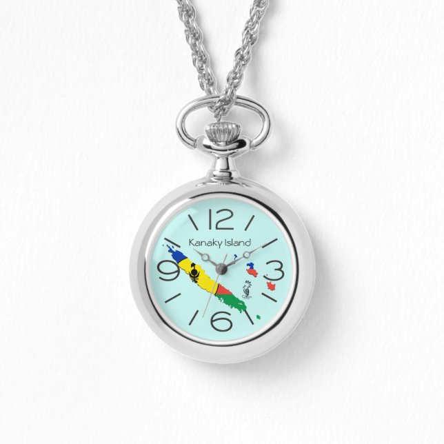 Horloge voor vrouwen. Cagou stijl (Voorkant)