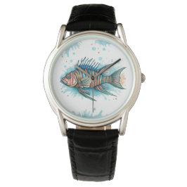 Horloge - Waterverf Serie: Lionfish