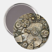 horlogemechanisme Ronde magneet (Voorkant / Achterkant)