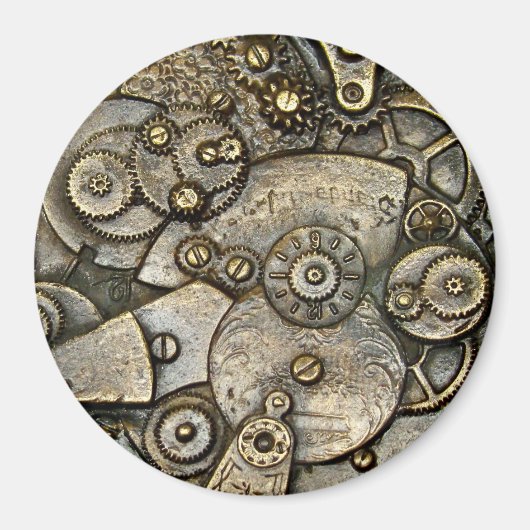 horlogemechanisme Ronde magneet (Voorkant)