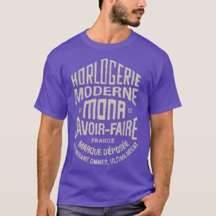 Horlogerie Moderne Mona SavoirFaire Frankrijk T-shirt