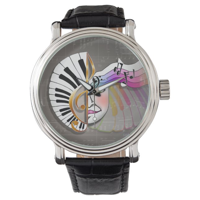 HORLOGES - PIANOMUZIEK EN MASKER (Voorkant)