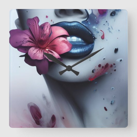 horloges vierkante klok (Voorkant)