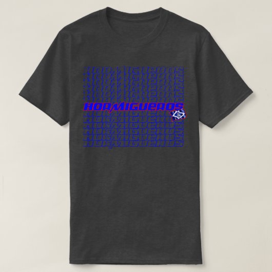Hormigueros Cascade tekst 1 T-shirt (Design voorkant)