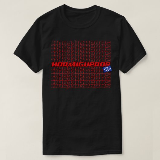 Hormigueros Cascade tekst T-shirt (Design voorkant)