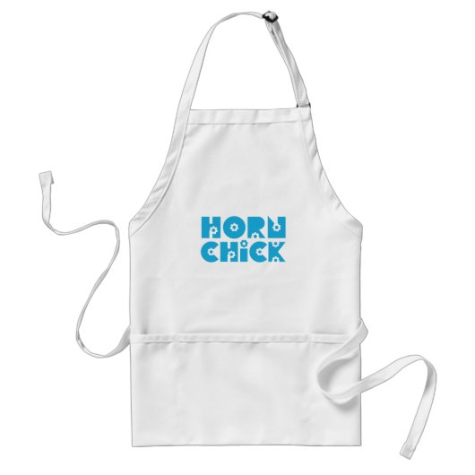 Horn Chick Standaard Schort (Voorkant)