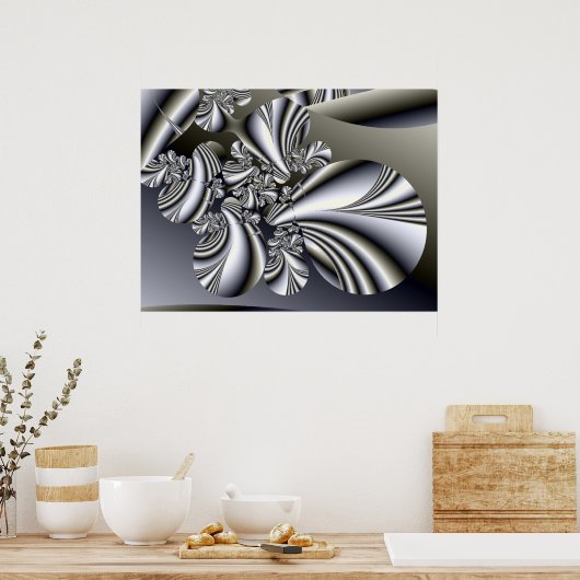 Horn Concerto Fractal Poster (Keuken)