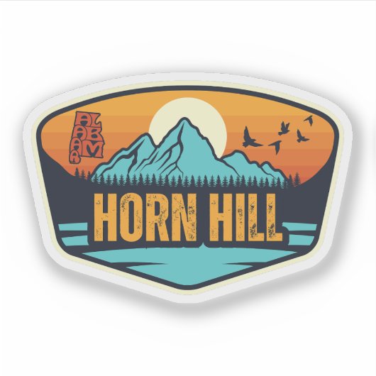 Horn Hill, Alabama Sticker (Voorkant)
