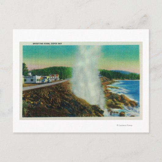 Horn in Depoe Bay, Oregon Briefkaart (Voorkant)