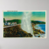 Horn in Depoe Bay, Oregon Poster (Voorkant)