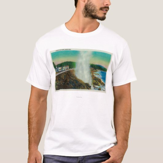 Horn in Depoe Bay, Oregon T-shirt (Voorkant)