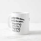 Horn Man - Muziek superheld Koffiemok (Voorkant links)