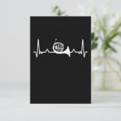 Horn Marching Band Heartbeat Funny Gift Bedankkaart (Staand voorkant)