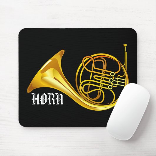 Horn Mousepad Muismat (Met muis)