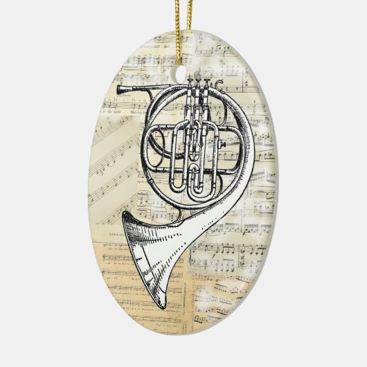  horn Music Ornament (Links)