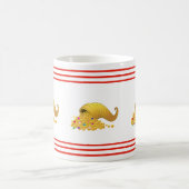 Horn of Plenty & Red Stripes Koffiemok (Center)