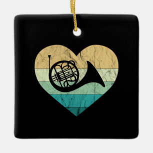 Horn Player houdt van Horn French Horn Keramisch Ornament