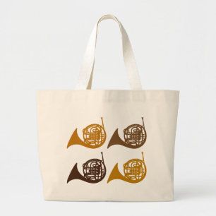 Horn Quartet 4 horn Grote Tote Bag