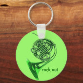 Horn Rock Out Sleutelhanger (Voorkant)
