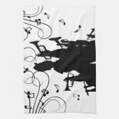 Horn Section Trumpet Jazz Music Theedoek (Verticaal)