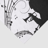 Horn Section Trumpet Jazz Music Tissuepapier (Detail)