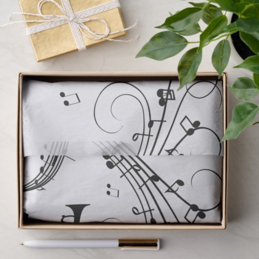 Horn Section Trumpet Jazz Music Tissuepapier (Geschenk)