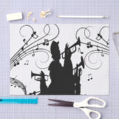 Horn Section Trumpet Jazz Music Tissuepapier (Craft)