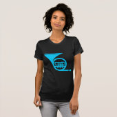 Horn - Sky Blue T-shirt (Voorkant volledig)