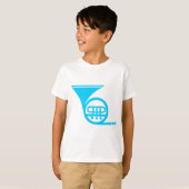 Horn - Sky Blue T-shirt (Voorkant volledig)