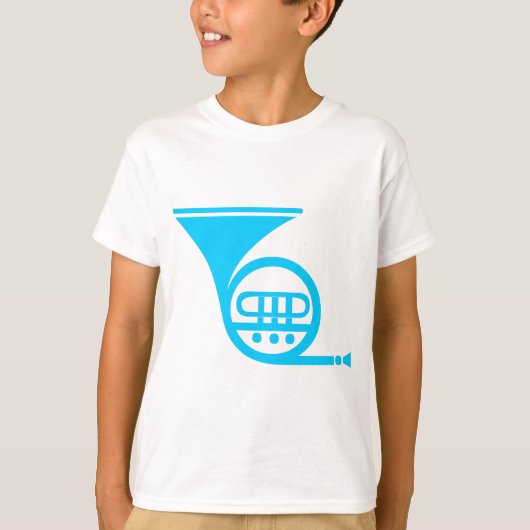 Horn - Sky Blue T-shirt (Voorkant)