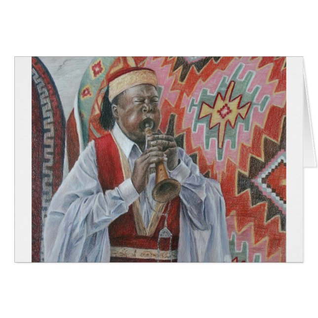 Horn-speler (Voorkant Horizontaal)