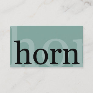 Horn Visitekaartje
