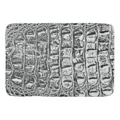  "HORNBACK" ALLIGATOR LEATHER BLK & WT BADMAT (Voorkant)