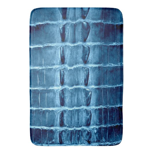  "HORNBACK" ALLIGATOR LEATHER TURQUOISE BADMAT (Voorkant Verticaal)