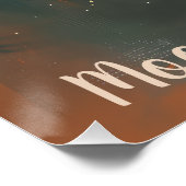 Hornbill bird baby slapen op de maan perfect poster (Hoek)