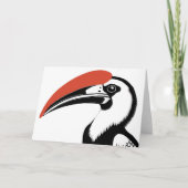 Hornbill-Wenskaart Bedankkaart (Voorkant)