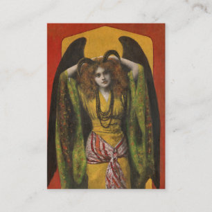 Horned Angel ACEO Visitekaartje