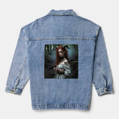 Horned demoness for fans denim jacket (Achterkant)
