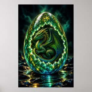 Horned Dragon F Ei Poster