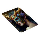 Horned Elf Woman Fantasy Art Magneet (Rechterzijde)