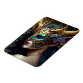 Horned Elf Woman Fantasy Art Magneet (Linkerzijde)