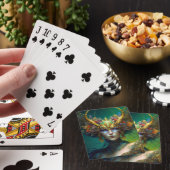 Horned Elf Woman Fantasy Art-speelkaarten Pokerkaarten (Insitu)