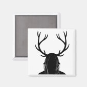 Horned God Magneet (Voorkant / Achterkant)