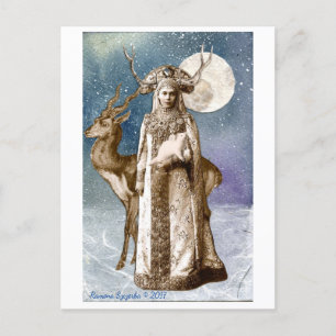 Horned Goddess Briefkaart
