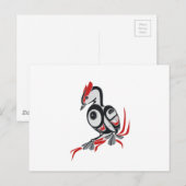 Horned Grebe Briefkaart (Voorkant / Achterkant)