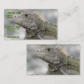 Horned Iguana Visitekaartje (Voorkant / Achterkant)