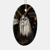 Horned Japans duivelmasker Keramisch Ornament (Rechts)